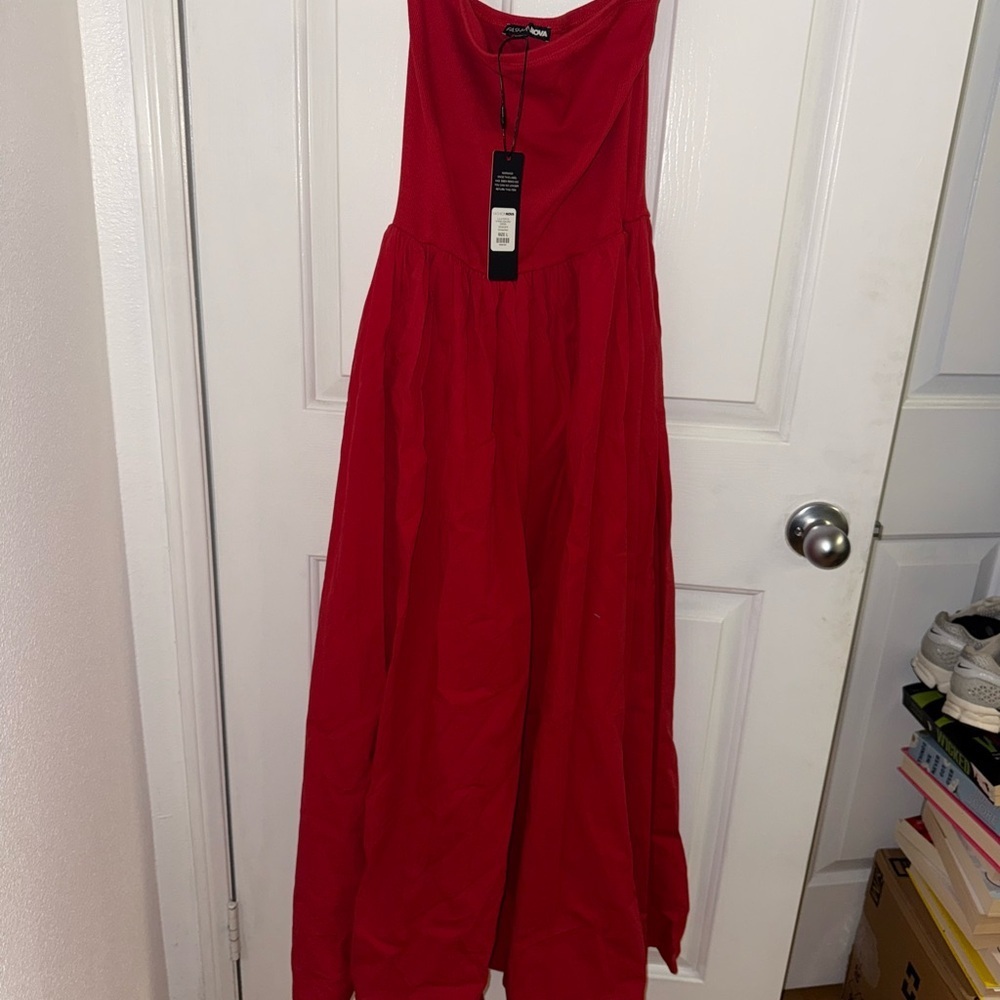 Fashion Nova Vibrant Red Dress
